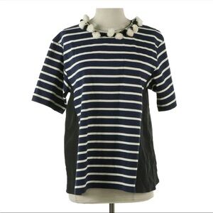 Moncler Striped Pom Pom Blouse *NWT*